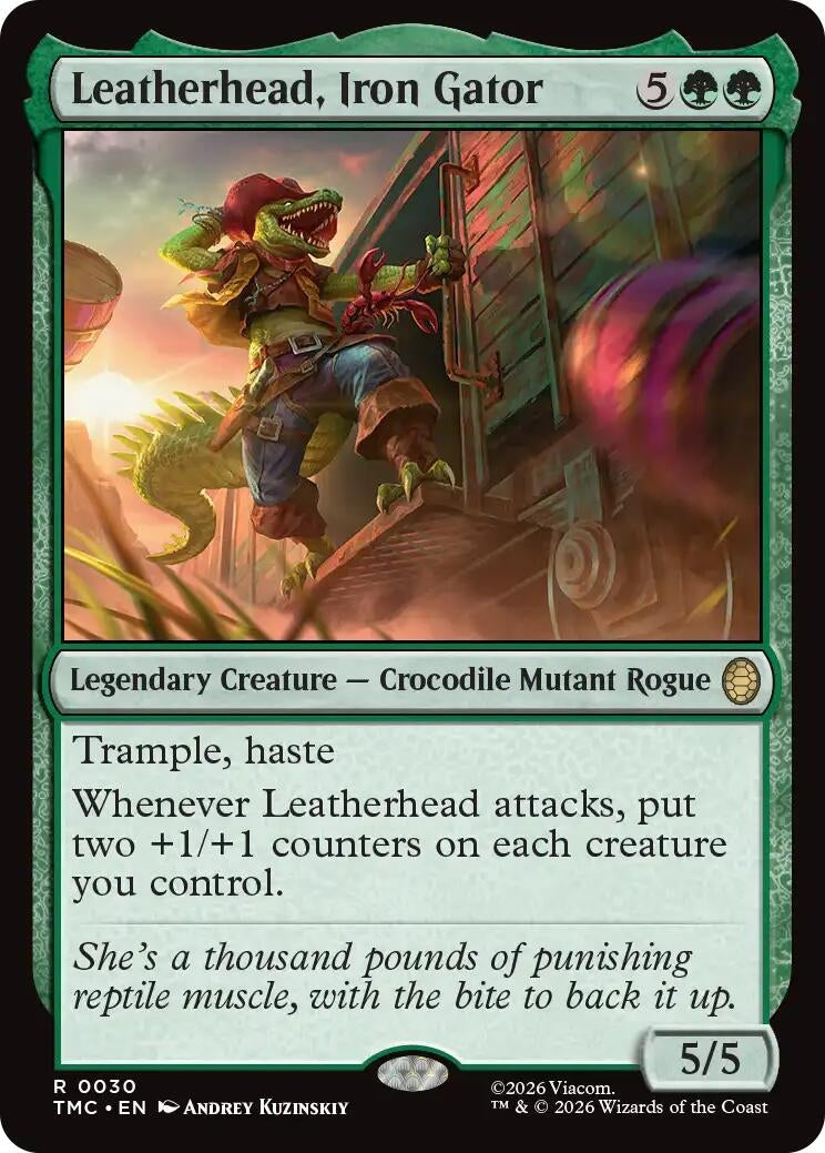 Image for Leatherhead, Iron Gator (30) [Teenage Mutant Ninja Turtles] - Magic: The Gathering