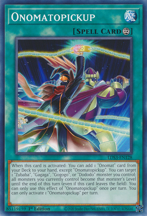 Onomatopickup (LDS3-EN128) [Legendary Duelists: Season 3]