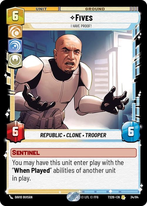 Image for Fives - I Have Proof! (34/84) [Twin Suns] - Star Wars: Unlimited