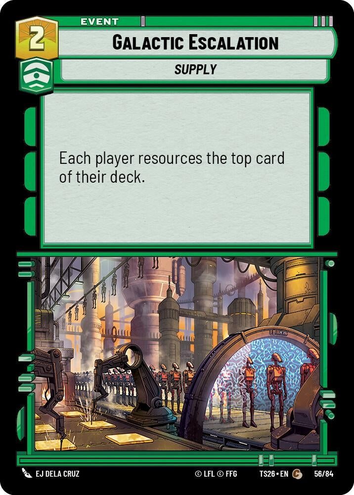 Image for Galactic Escalation (58/64) [Twin Suns] - Star Wars: Unlimited