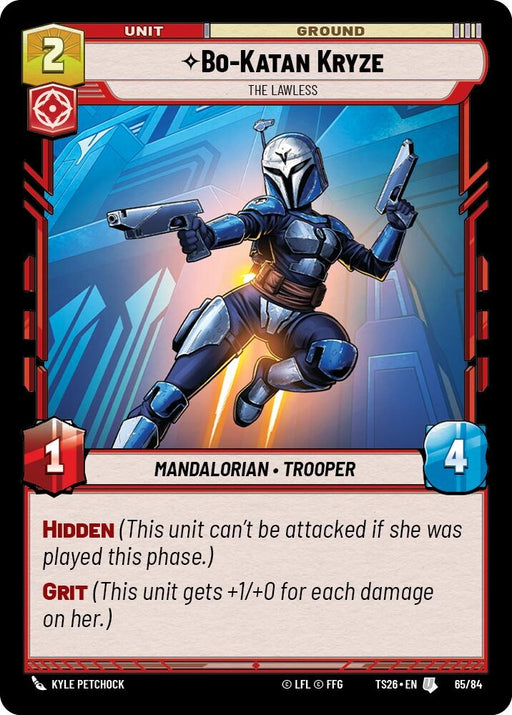 Image for Bo-Katan Kryze - The Lawless (65/64) [Twin Suns] - Star Wars: Unlimited