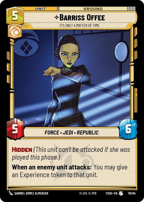 Image for Barriss Offee - It's Only a Matter of Time (78/64) [Twin Suns] - Star Wars: Unlimited
