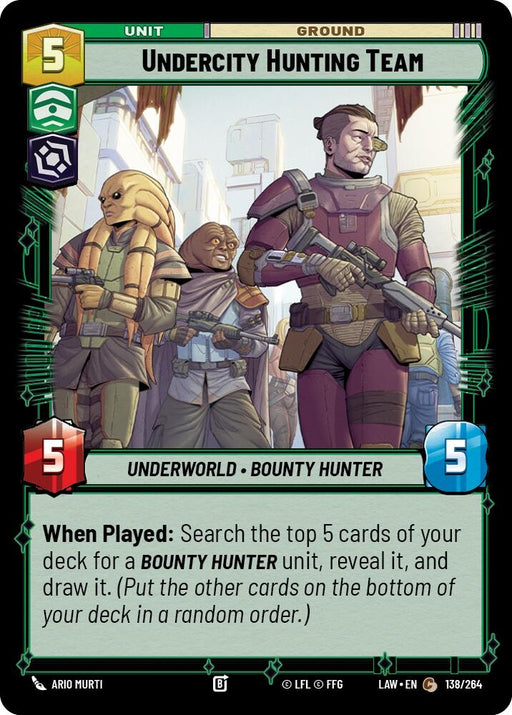Image for Undercity Hunting Team (138/264) [A Lawless Time] - Star Wars: Unlimited