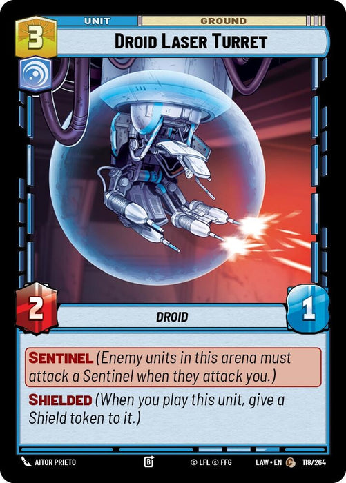 Image for Droid Laser Turret (118/264) [A Lawless Time] - Star Wars: Unlimited