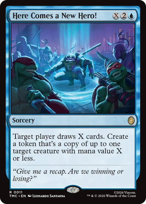 Image for Here Comes a New Hero! (11) [Teenage Mutant Ninja Turtles] - Magic: The Gathering