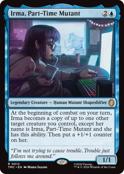 Image for Irma, Part-Time Mutant (12) [Teenage Mutant Ninja Turtles] - Magic: The Gathering