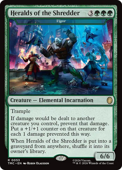 Image for Heralds of the Shredder - Vigor (53) [Teenage Mutant Ninja Turtles] - Magic: The Gathering