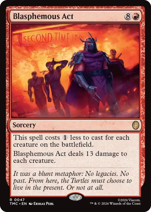 Image for Blasphemous Act (47) [Teenage Mutant Ninja Turtles] - Magic: The Gathering