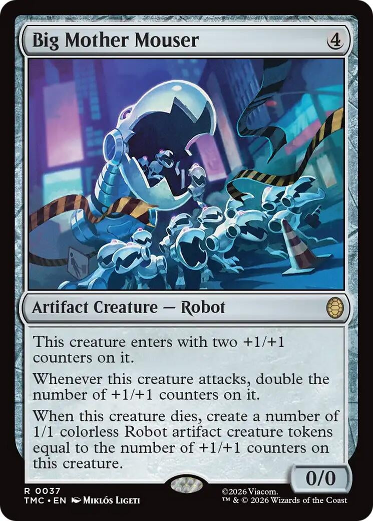 Image for Big Mother Mouser (37) [Teenage Mutant Ninja Turtles] - Magic: The Gathering