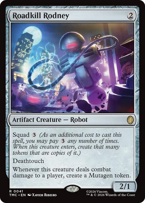 Image for Roadkill Rodney (41) [Teenage Mutant Ninja Turtles] - Magic: The Gathering