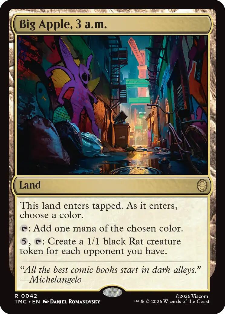 Image for Big Apple, 3 a.m. (42) [Teenage Mutant Ninja Turtles] - Magic: The Gathering