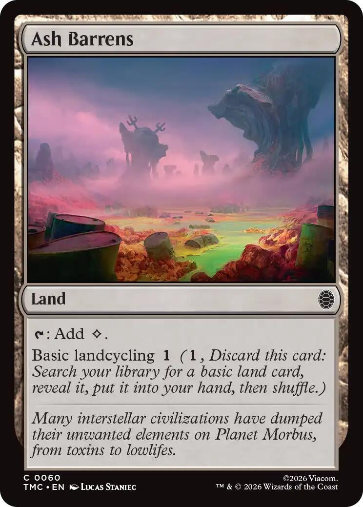 Image for Ash Barrens (60) [Teenage Mutant Ninja Turtles] - Magic: The Gathering