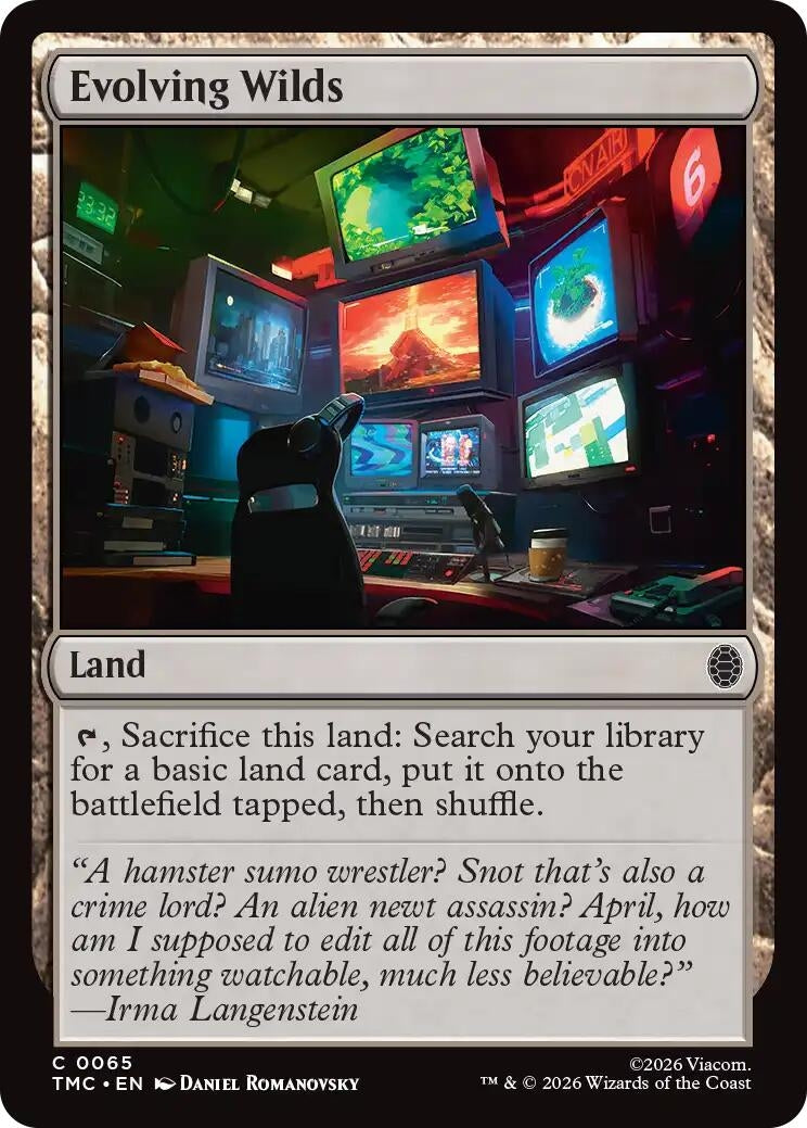 Image for Evolving Wilds (65) [Teenage Mutant Ninja Turtles] - Magic: The Gathering