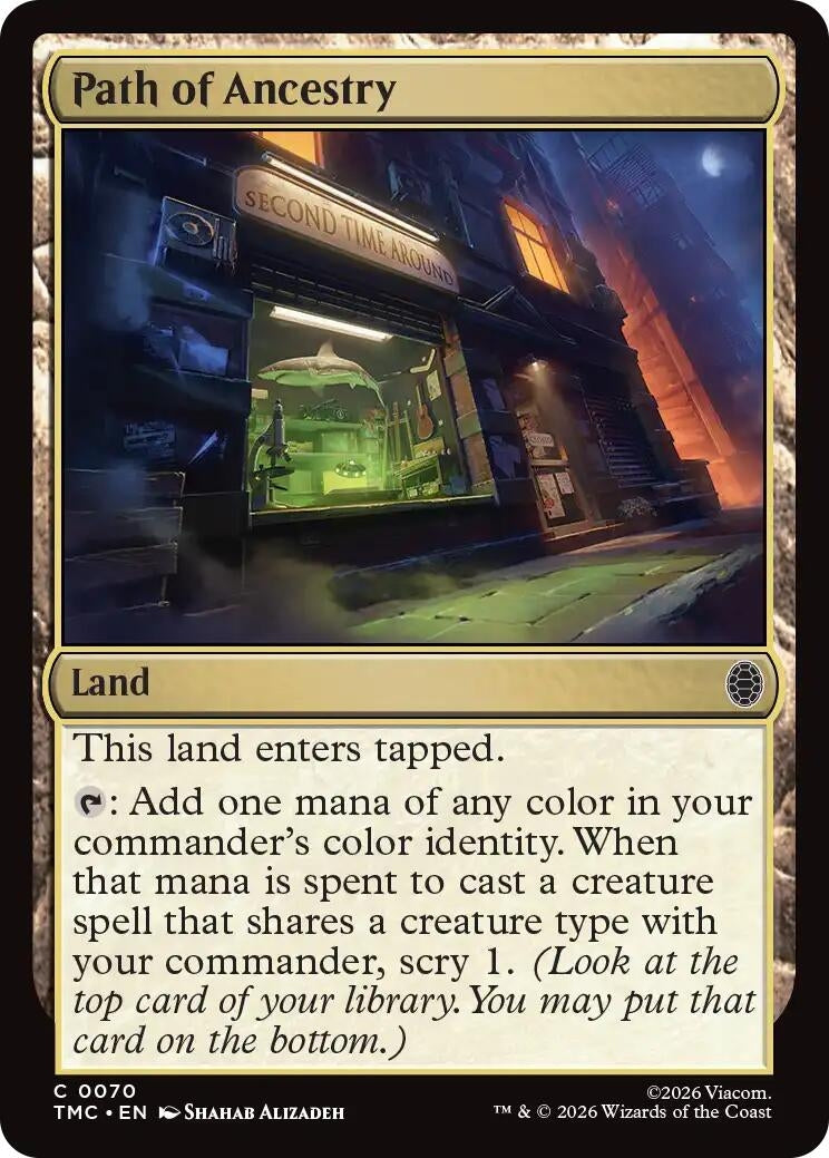 Image for Path of Ancestry (70) [Teenage Mutant Ninja Turtles] - Magic: The Gathering