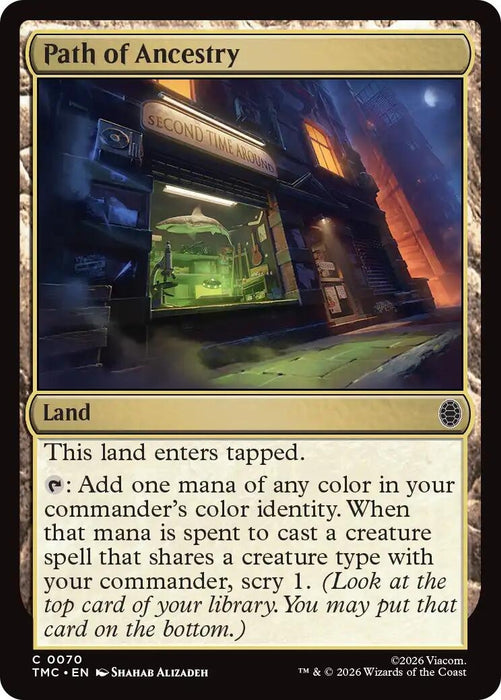 Image for Path of Ancestry (70) [Teenage Mutant Ninja Turtles] - Magic: The Gathering