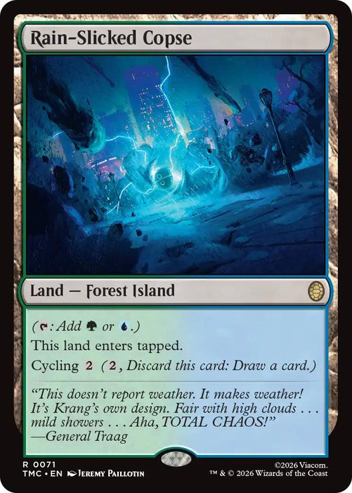 Image for Rain-Slicked Copse (71) [Teenage Mutant Ninja Turtles] - Magic: The Gathering