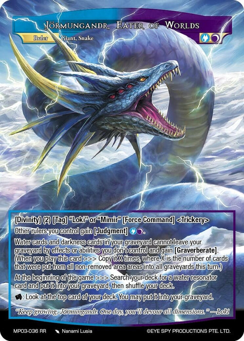 Image for Jörmungandr, Eater of Worlds (MP03-036 RR) [Masterpiece Collection 03 "Dimensional Hope"] - Force of Will