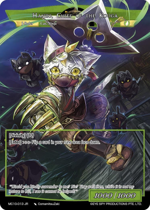 Image for Hanzo // Hanzo, Chief of the Kouga (MC10-013 JR) [Memoria Collection 10] - Force of Will