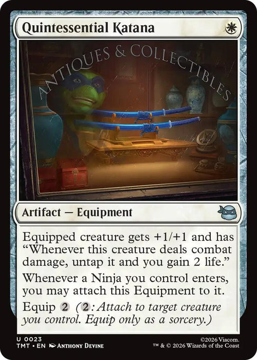 Image for Quintessential Katana (23) [Teenage Mutant Ninja Turtles] - Magic: The Gathering