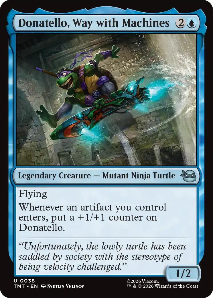 Image for Donatello, Way with Machines (38) [Teenage Mutant Ninja Turtles] - Magic: The Gathering