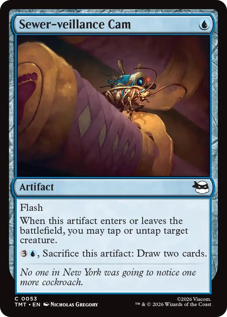 Image for Sewer-veillance Cam (53) [Teenage Mutant Ninja Turtles] - Magic: The Gathering