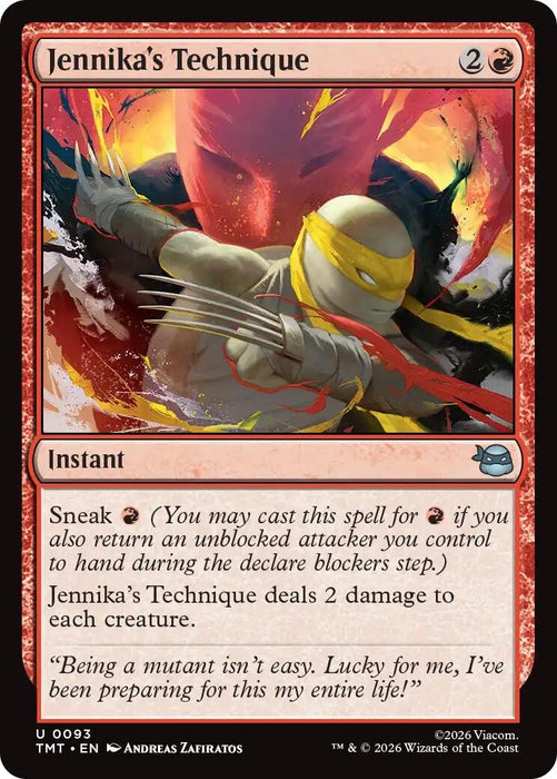 Image for Jennika's Technique (93) [Teenage Mutant Ninja Turtles] - Magic: The Gathering