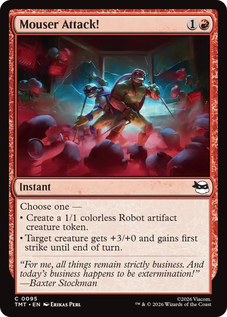 Image for Mouser Attack! (95) [Teenage Mutant Ninja Turtles] - Magic: The Gathering