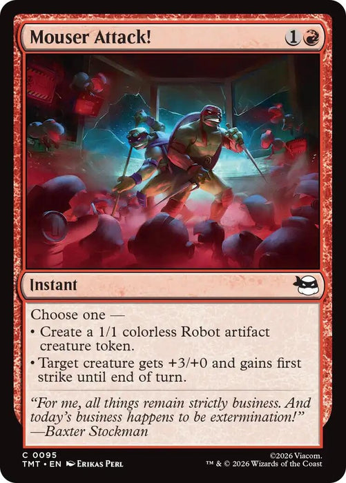 Image for Mouser Attack! (95) [Teenage Mutant Ninja Turtles] - Magic: The Gathering