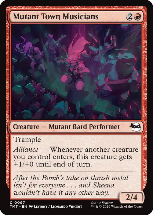 Image for Mutant Town Musicians (97) [Teenage Mutant Ninja Turtles] - Magic: The Gathering