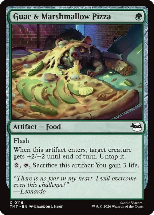Image for Guac & Marshmallow Pizza (116) [Teenage Mutant Ninja Turtles] - Magic: The Gathering