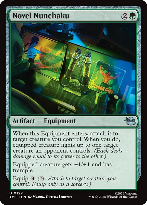 Image for Novel Nunchaku (127) [Teenage Mutant Ninja Turtles] - Magic: The Gathering