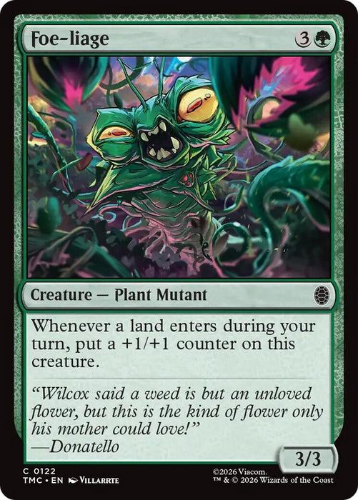 Image for Foe-liage (122) [Teenage Mutant Ninja Turtles] - Magic: The Gathering