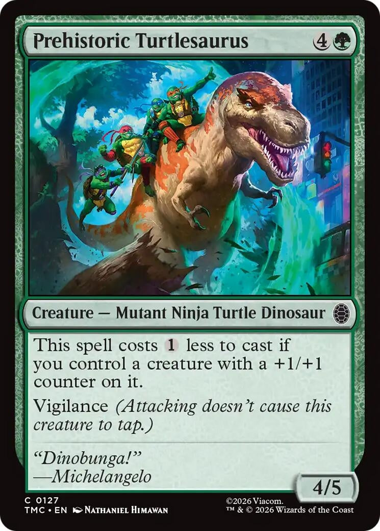 Image for Prehistoric Turtlesaurus (127) [Teenage Mutant Ninja Turtles] - Magic: The Gathering