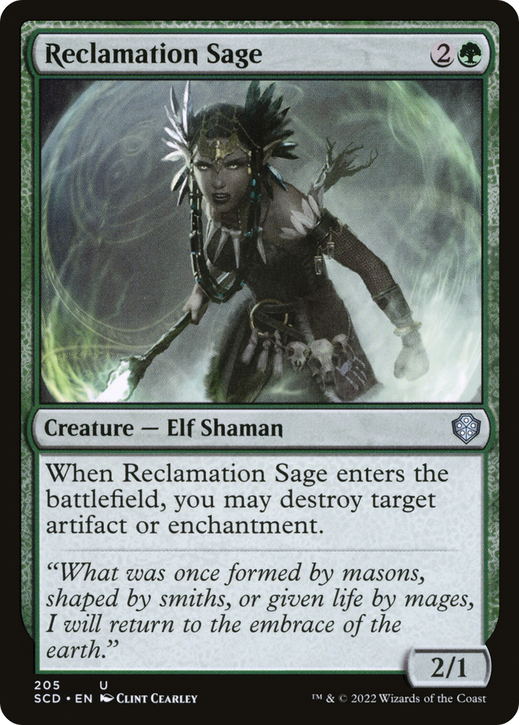 Reclamation Sage (205) [Starter Commander Decks]