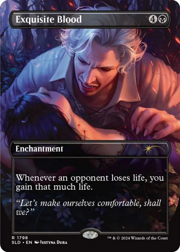 Exquisite Blood (Rainbow Foil) (1798) [Secret Lair Drop Series]