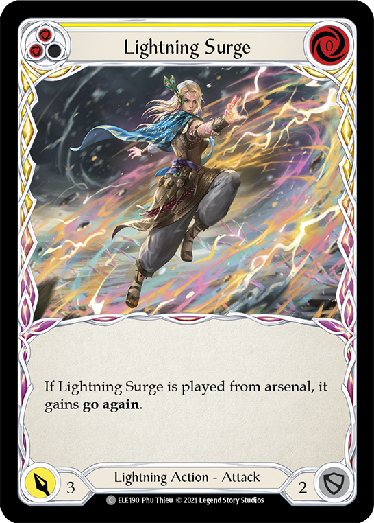 Lightning Surge (Yellow) (ELE190) [Tales of Aria]