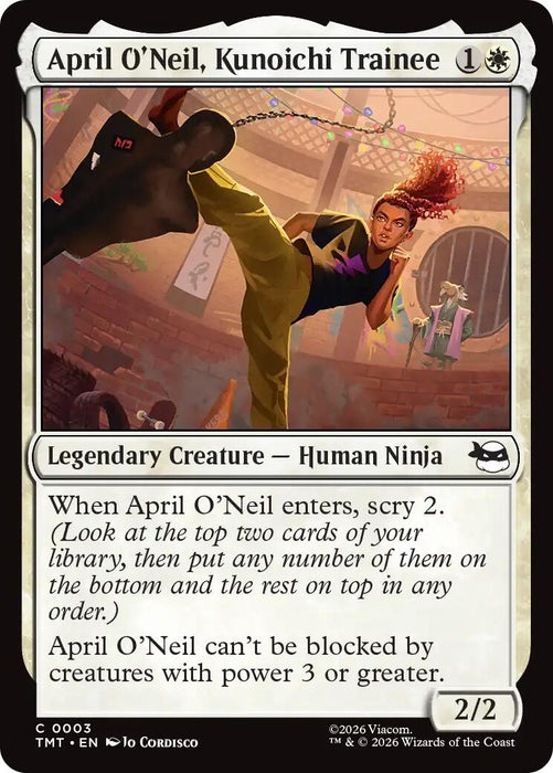 Image for April O'Neil, Kunoichi Trainee (3) [Teenage Mutant Ninja Turtles] - Magic: The Gathering