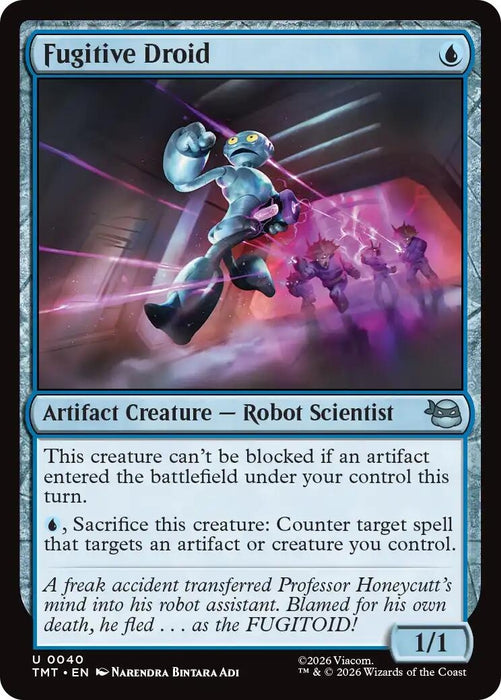 Image for Fugitive Droid (40) [Teenage Mutant Ninja Turtles] - Magic: The Gathering