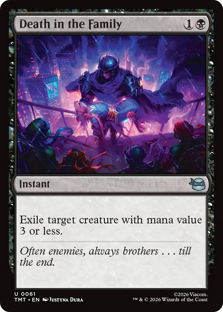 Image for Death in the Family (61) [Teenage Mutant Ninja Turtles] - Magic: The Gathering