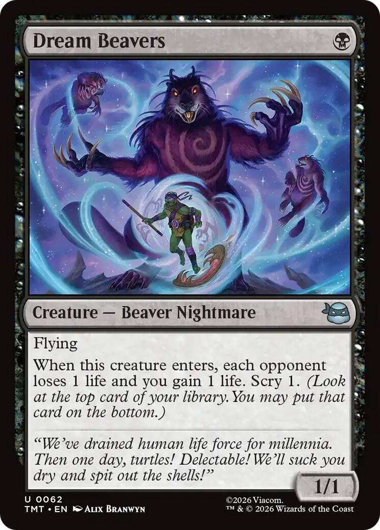 Image for Dream Beavers (62) [Teenage Mutant Ninja Turtles] - Magic: The Gathering