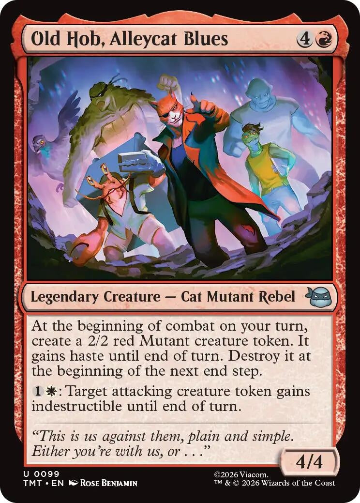 Image for Old Hob, Alleycat Blues (99) [Teenage Mutant Ninja Turtles] - Magic: The Gathering