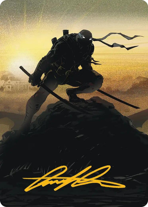 Image for Leonardo, Sewer Samurai Art Card (20/54) (20) [Teenage Mutant Ninja Turtles] - Magic: The Gathering