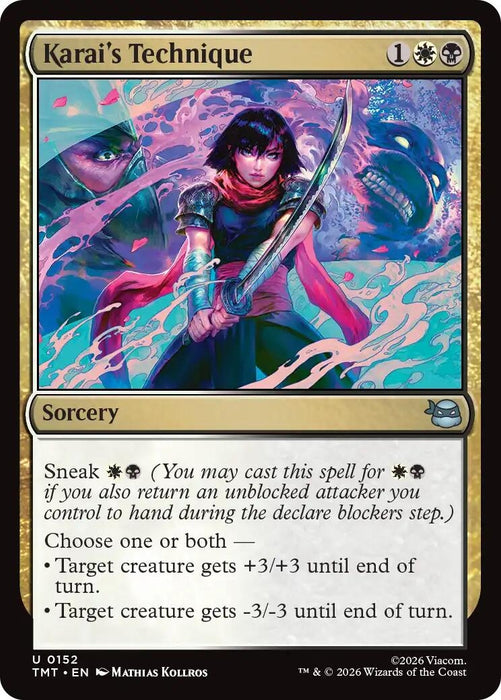 Image for Karai's Technique (152) [Teenage Mutant Ninja Turtles] - Magic: The Gathering