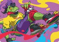 Mondo Gecko Art Card (26) [Teenage Mutant Ninja Turtles]