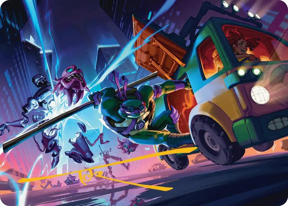 Image for Donatello, Rad Scientist Art Card (Gold-Stamped Signature) (47) [Teenage Mutant Ninja Turtles] - Magic: The Gathering