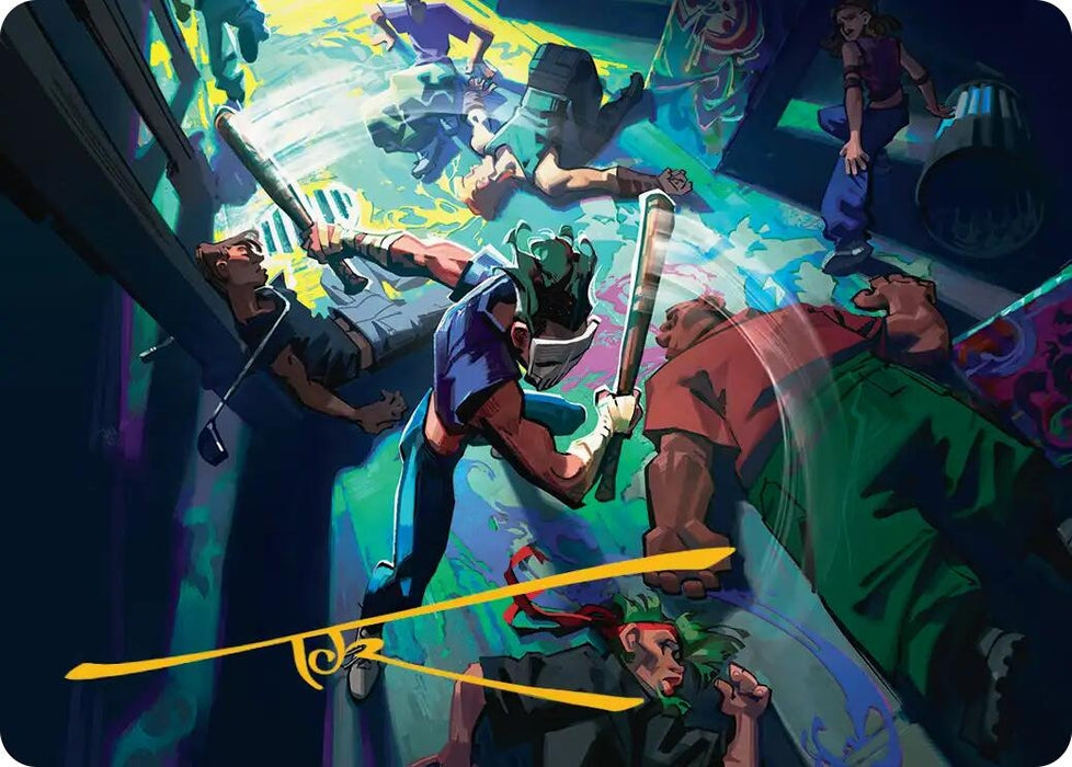 Image for Pain 101 Art Card (6) [Teenage Mutant Ninja Turtles] - Magic: The Gathering