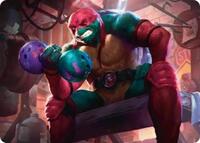 Raphael, Tough Turtle Art Card (Gold-Stamped Signature) (9) [Teenage Mutant Ninja Turtles]