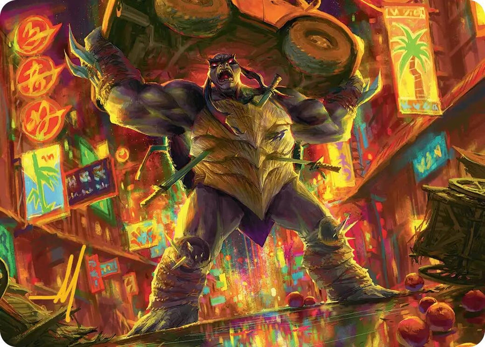 Image for Slash, Reptile Rampager Art Card (10) [Teenage Mutant Ninja Turtles] - Magic: The Gathering
