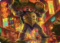 Slash, Reptile Rampager Art Card (Gold-Stamped Signature) (10) [Teenage Mutant Ninja Turtles]