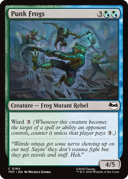 Image for Punk Frogs (164) [Teenage Mutant Ninja Turtles] - Magic: The Gathering